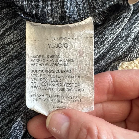 Under Armour Kids Logo Graphic T Shirt Gray Youth Large YLG Loose Fit - Picture 5 of 5